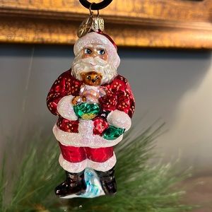 Christopher Radko 2000 "Victorian Santa Claus" Glass Ornament